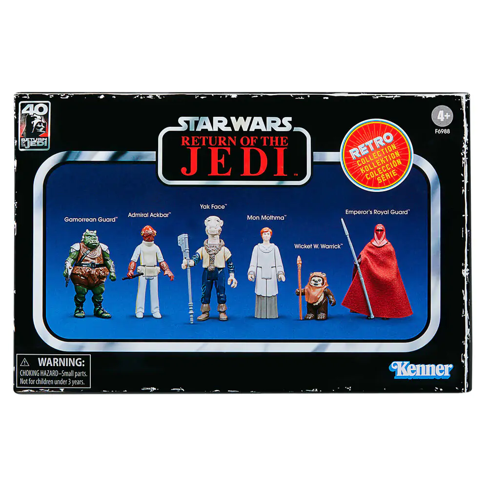 Star Wars Return of the Jedi Retro Collection 6 db-os figura csomag 9,5cm termékfotó
