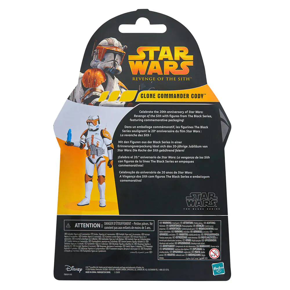 Star Wars Revenge of the Sith Clone Commander Cody figura 15cm termékfotó