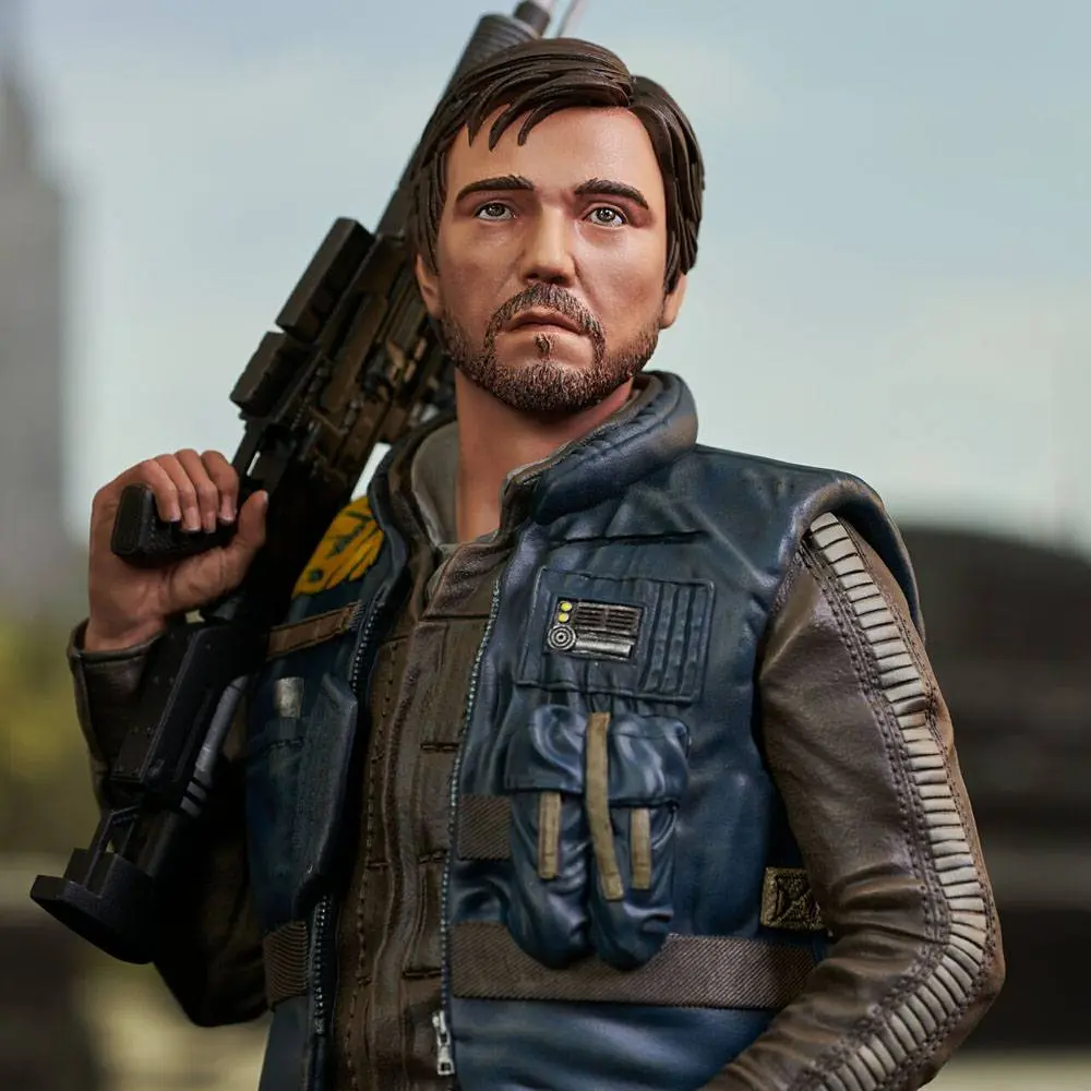 Star Wars Rogue One mellszobor figura 1/6 Cassian Andor 15 cm termékfotó