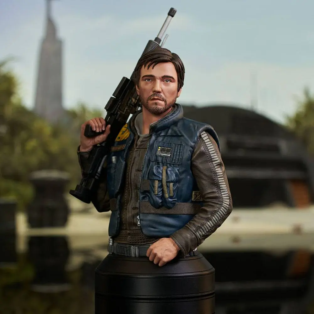 Star Wars Rogue One mellszobor figura 1/6 Cassian Andor 15 cm termékfotó