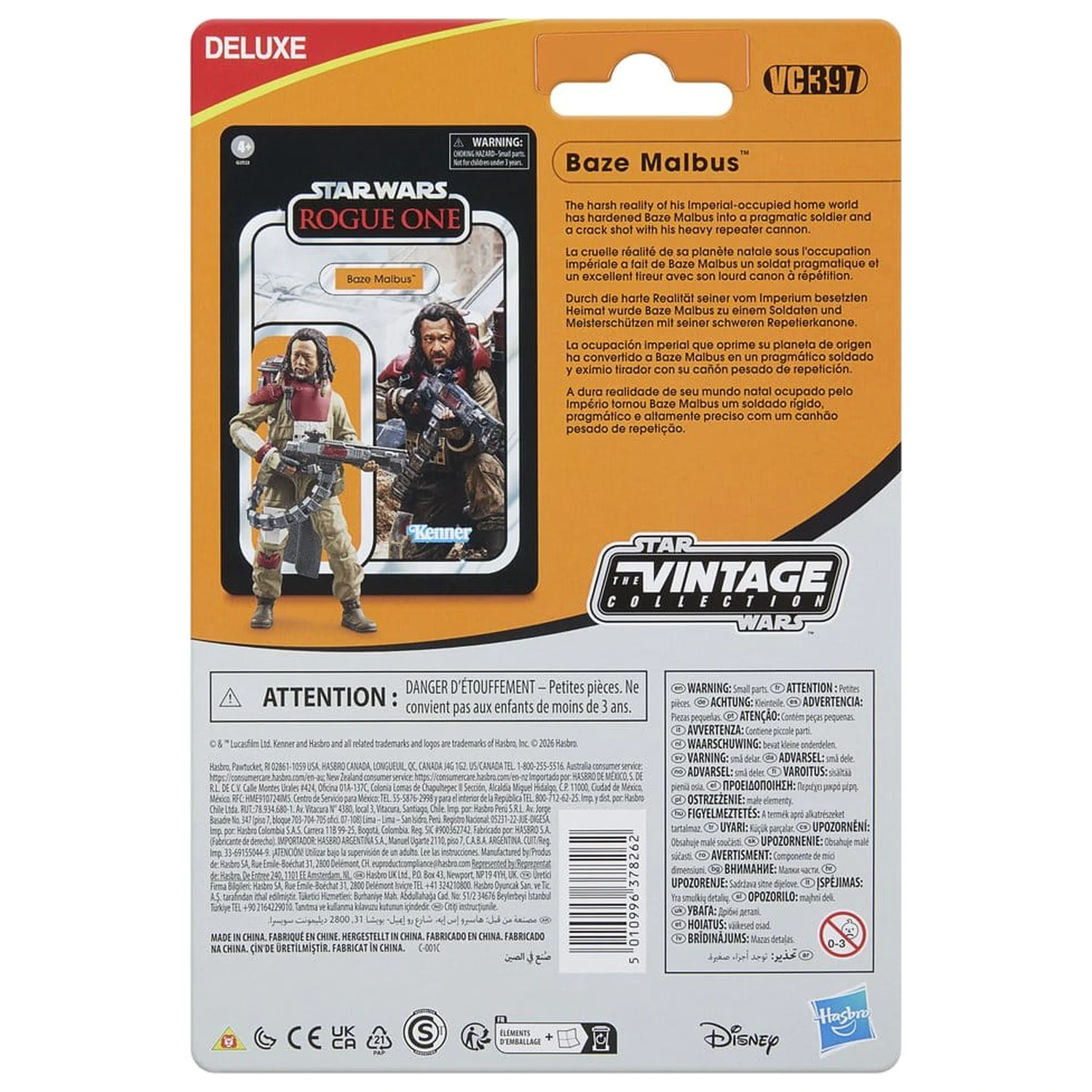 Star Wars: Rogue One Vintage Collection Baze Malbus akciófigura 10 cm termékfotó