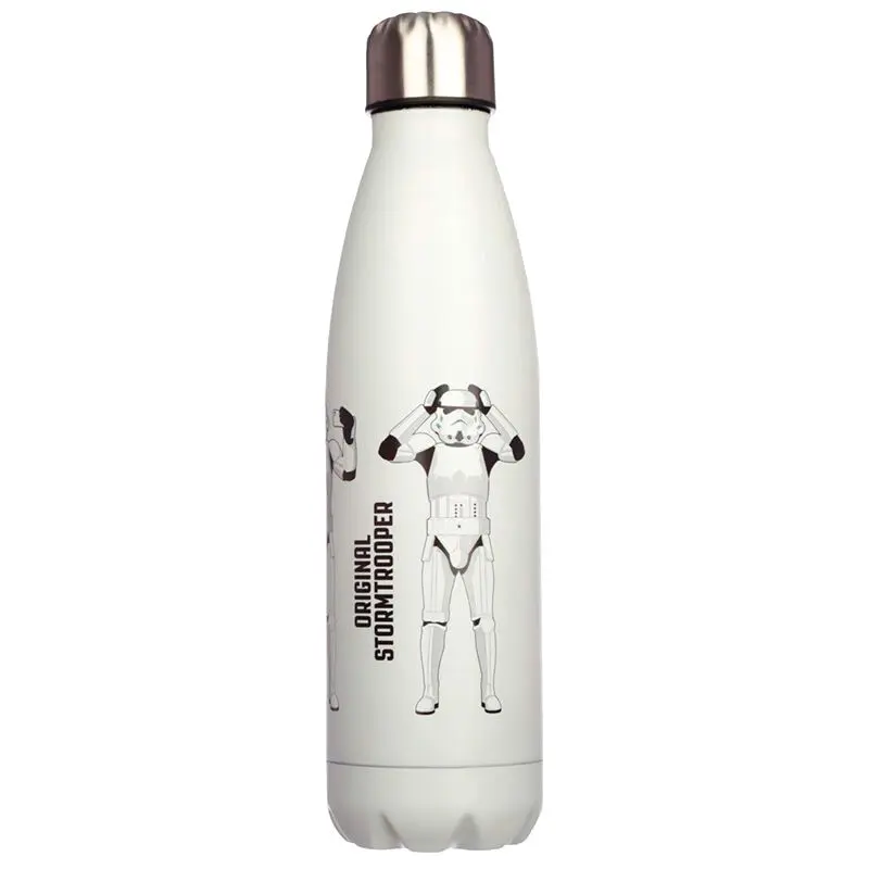 Star Wars Rohamosztagos fehér rozsdamentes acél kulacs 500ml termékfotó
