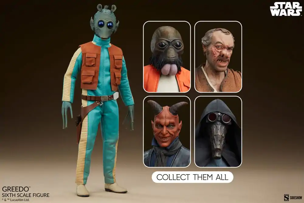 Star Wars Scum & Villainy Action Figure 1/6 Greedo 30 cm termékfotó