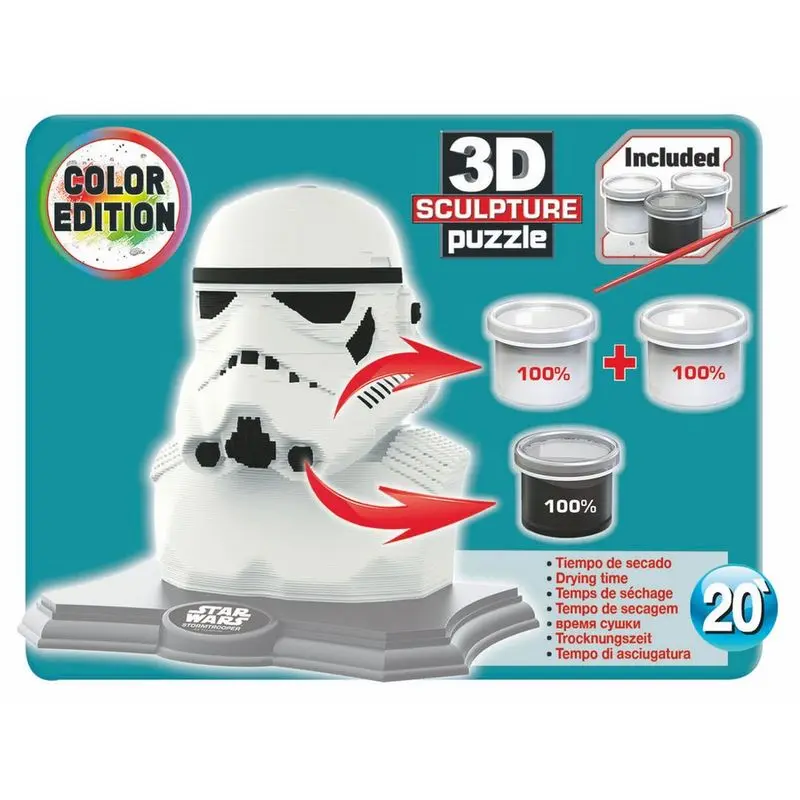 Star Wars Stormtrooper Color Edition 3D puzzle termékfotó