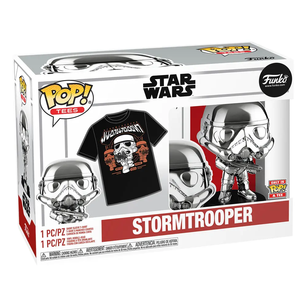 Star Wars Stormtrooper Funko POP! figura és póló csomag termékfotó