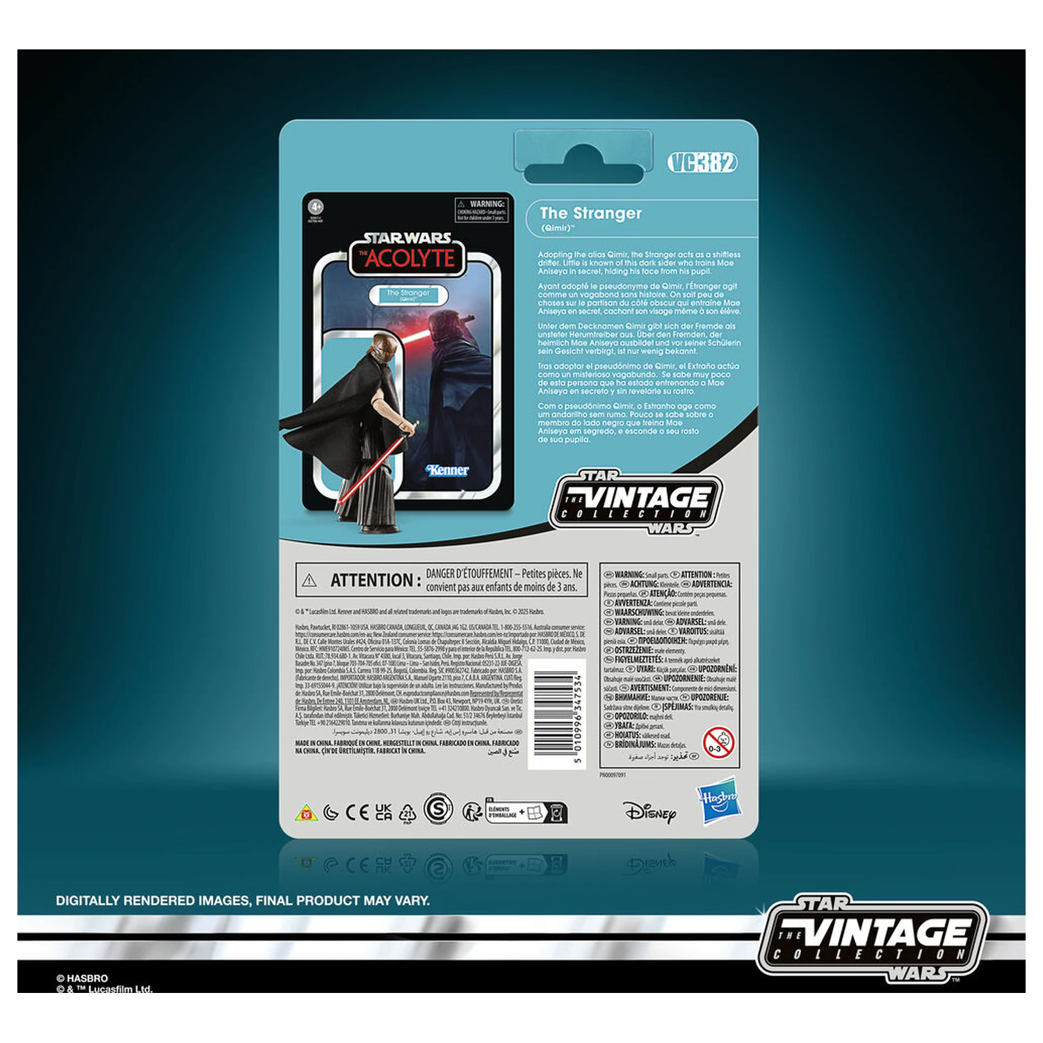 Star Wars The Acolyte The Stranger Qimir figura 9,5cm termékfotó