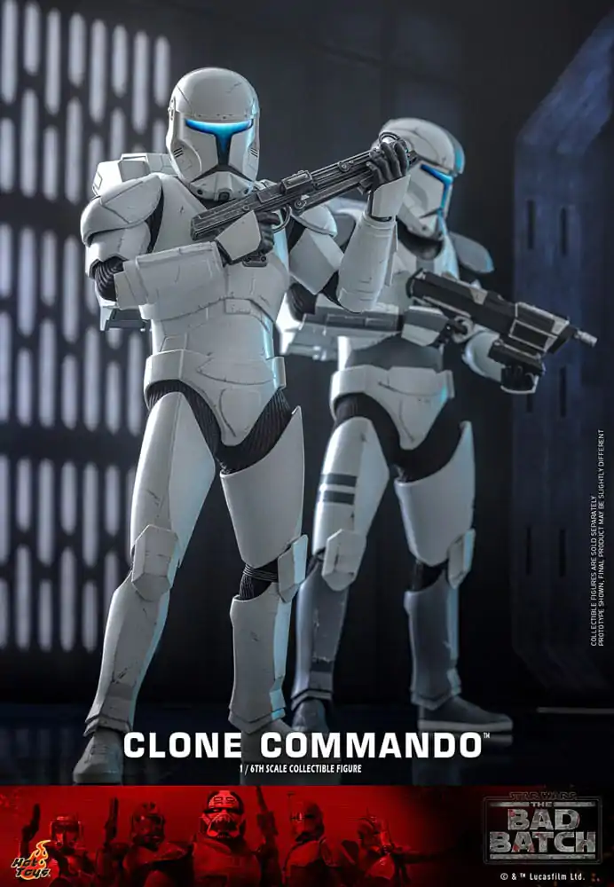 Star Wars: The Bad Batch 1/6 Clone Commando akciófigura 30 cm termékfotó