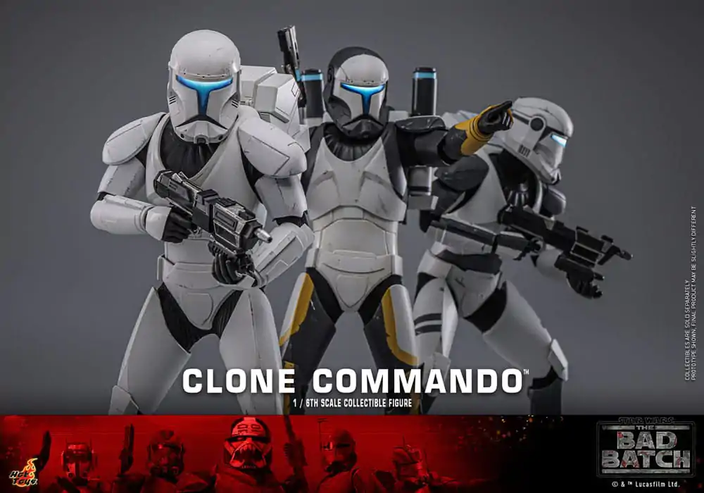 Star Wars: The Bad Batch 1/6 Clone Commando akciófigura 30 cm termékfotó