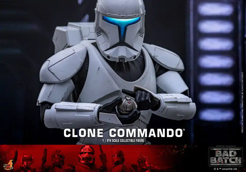 Star Wars: The Bad Batch 1/6 Clone Commando akciófigura 30 cm termékfotó