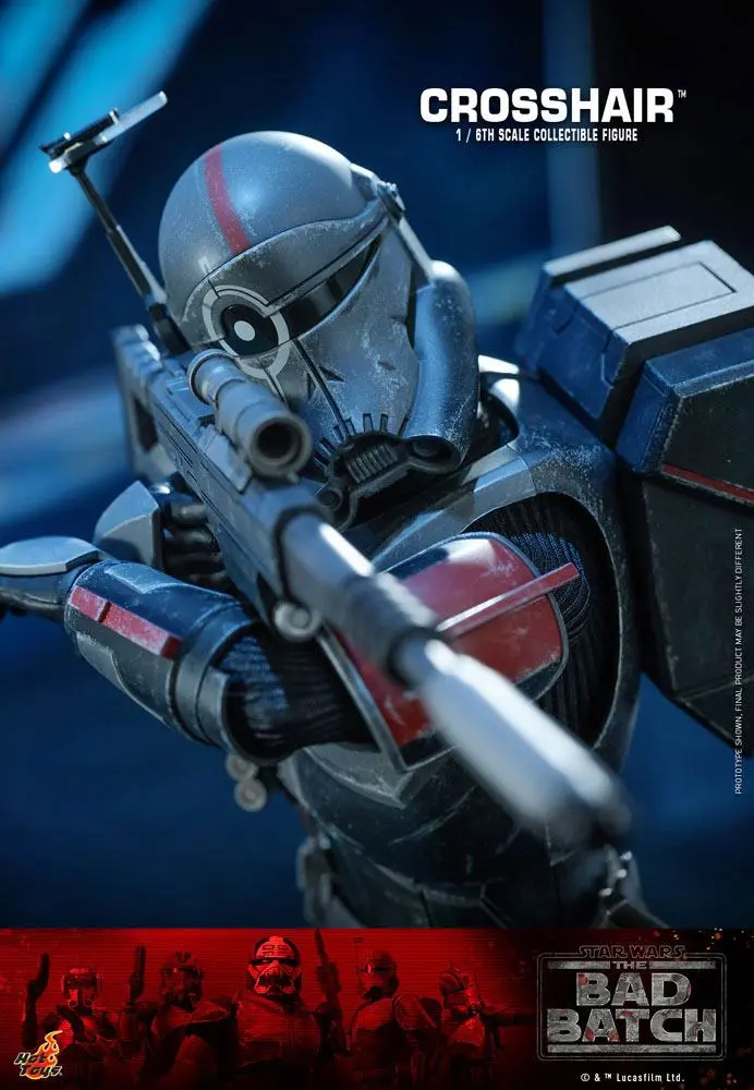 Star Wars: The Bad Batch 1/6 Crosshair akciófigura 30 cm termékfotó