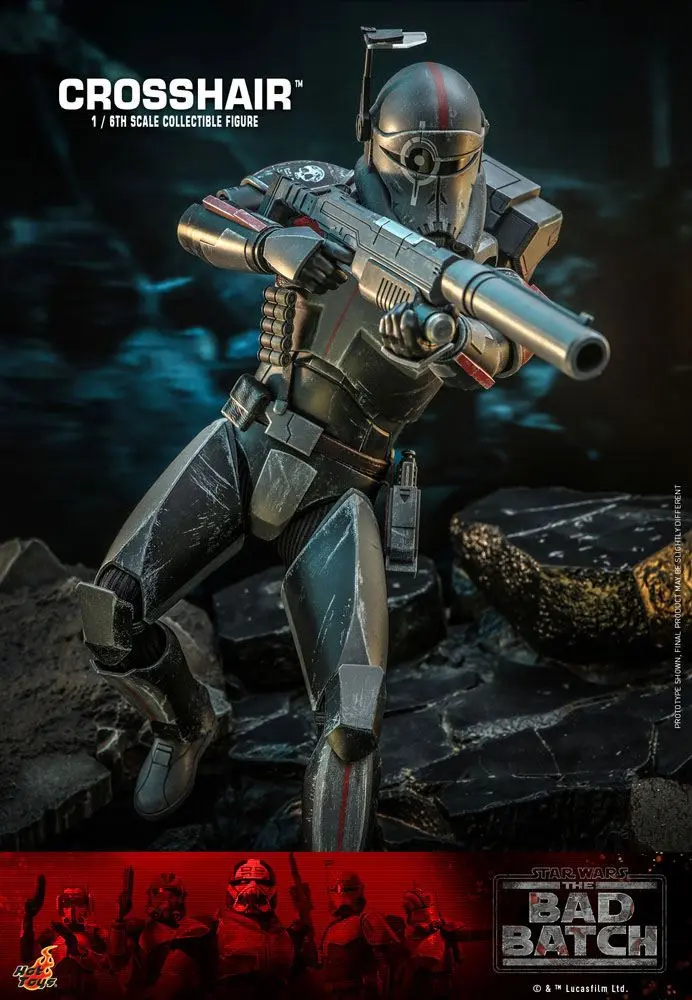 Star Wars: The Bad Batch 1/6 Crosshair akciófigura 30 cm termékfotó