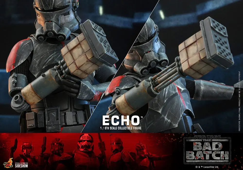 Star Wars The Bad Batch 1/6 Echo akciófigura 29 cm termékfotó