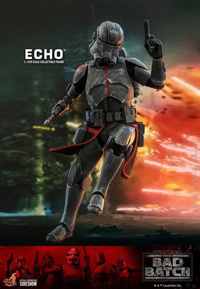 Star Wars The Bad Batch 1/6 Echo akciófigura 29 cm termékfotó