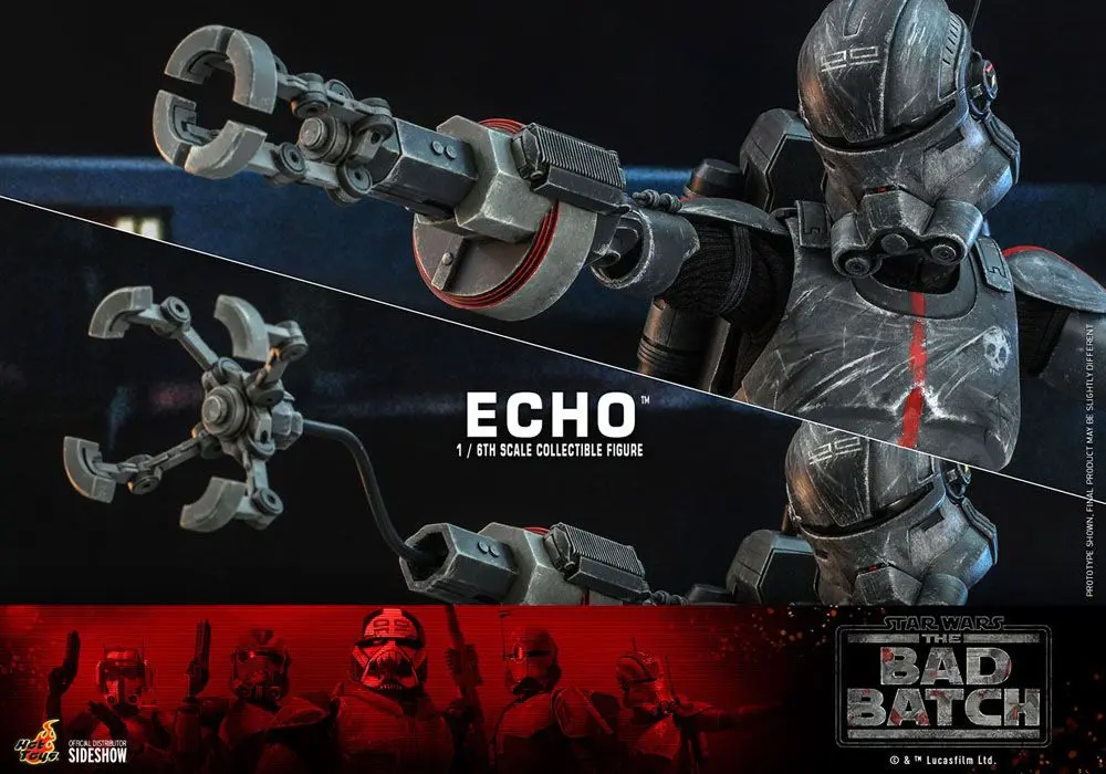 Star Wars The Bad Batch 1/6 Echo akciófigura 29 cm termékfotó