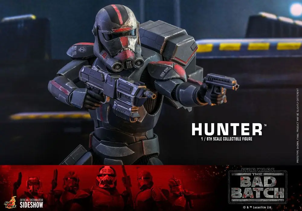 Star Wars: The Bad Batch 1/6 Hunter akciófigura 30 cm termékfotó