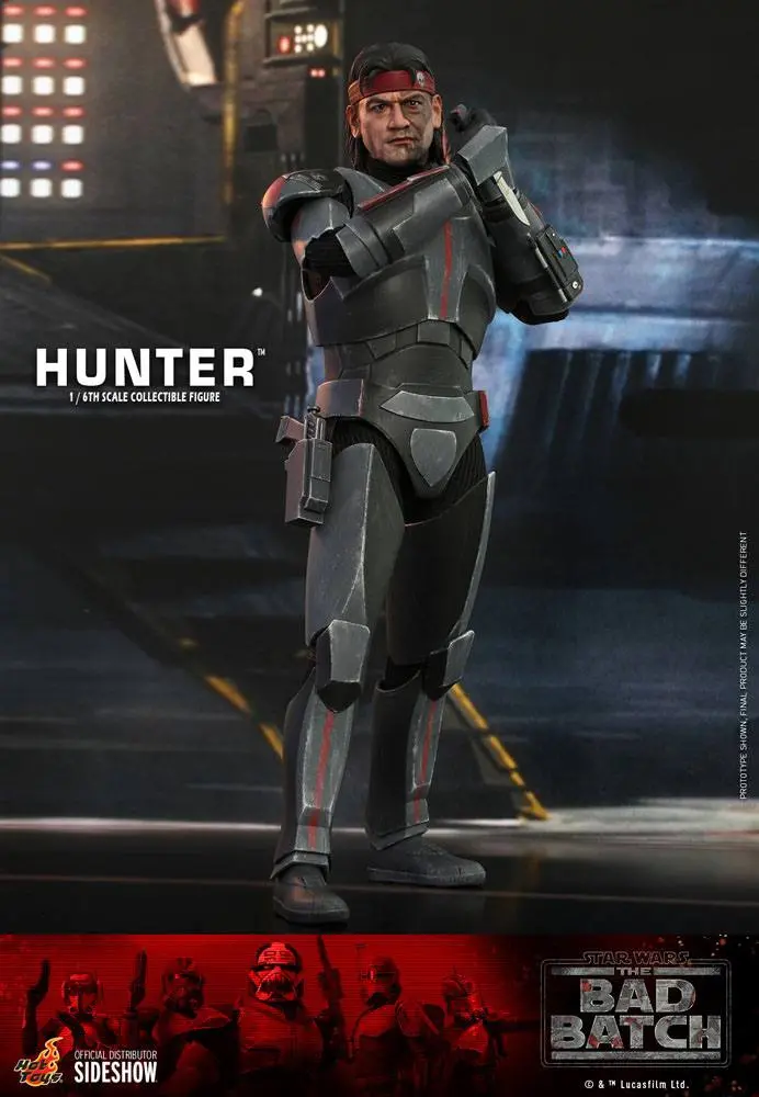 Star Wars: The Bad Batch 1/6 Hunter akciófigura 30 cm termékfotó