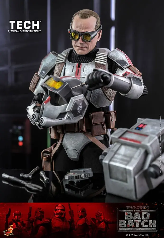 Star Wars: The Bad Batch 1/6 Tech akciófigura 31 cm termékfotó