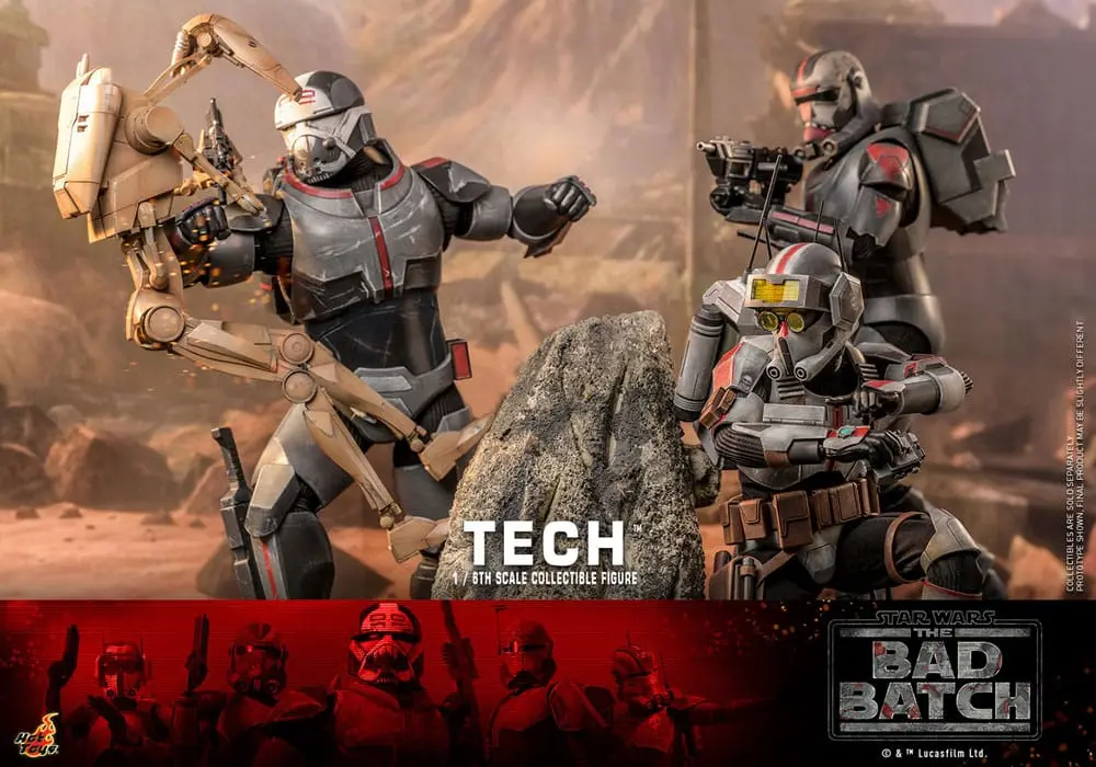 Star Wars: The Bad Batch 1/6 Tech akciófigura 31 cm termékfotó