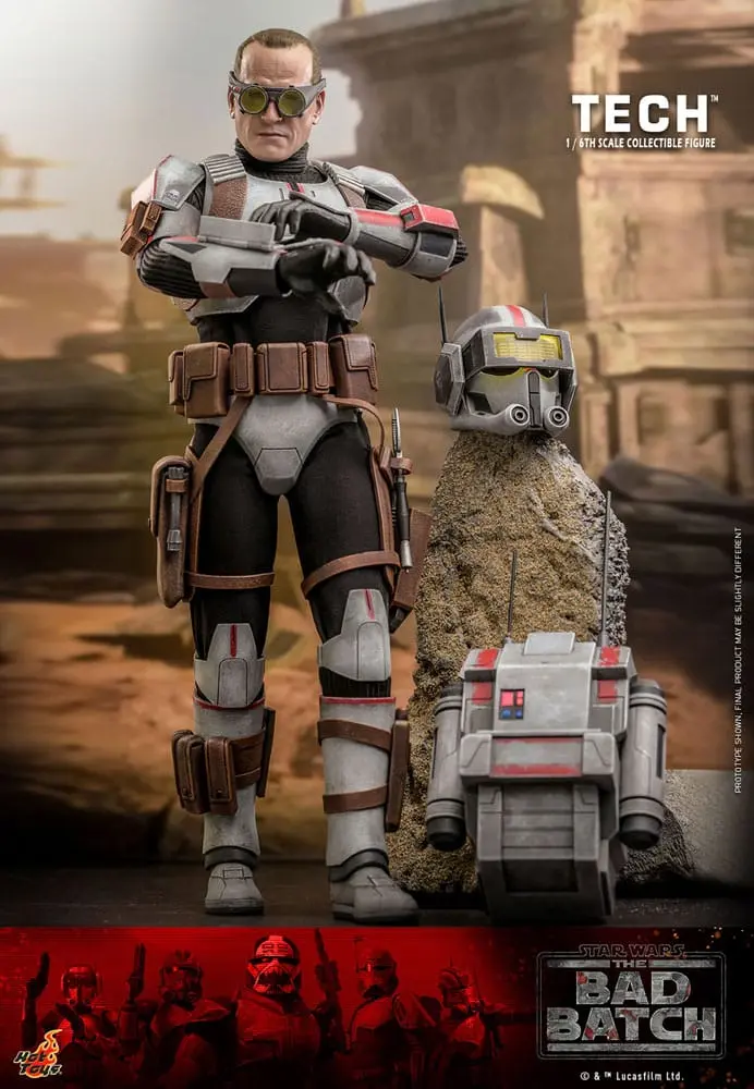 Star Wars: The Bad Batch 1/6 Tech akciófigura 31 cm termékfotó