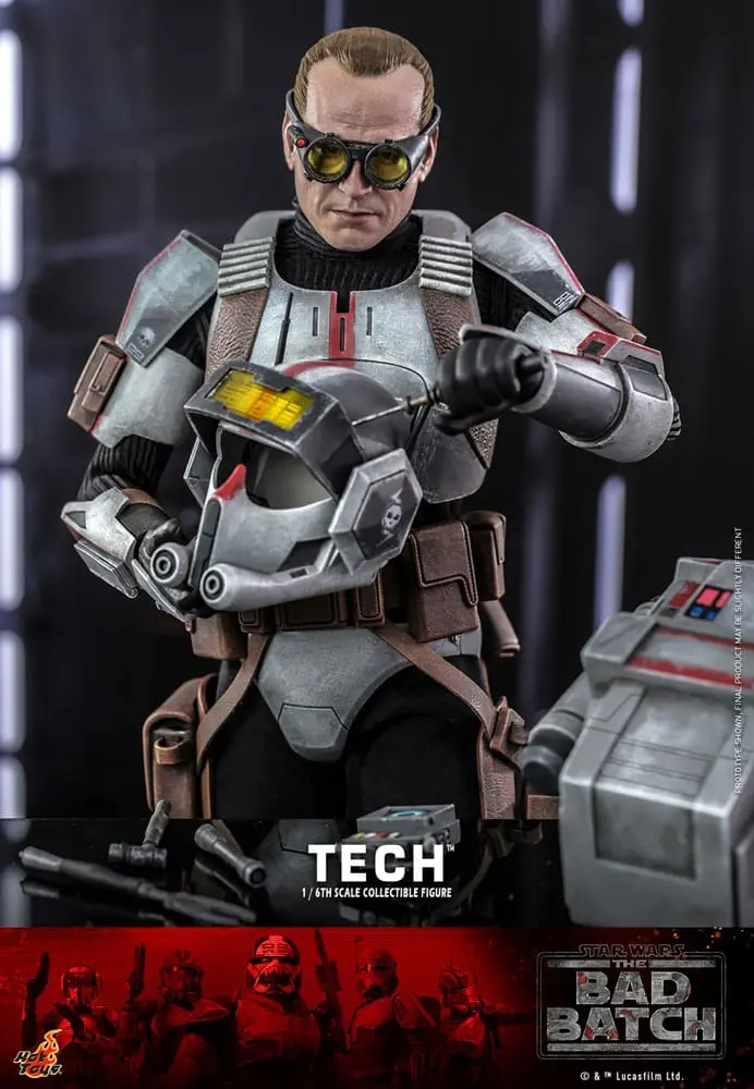 Star Wars: The Bad Batch 1/6 Tech akciófigura 31 cm termékfotó