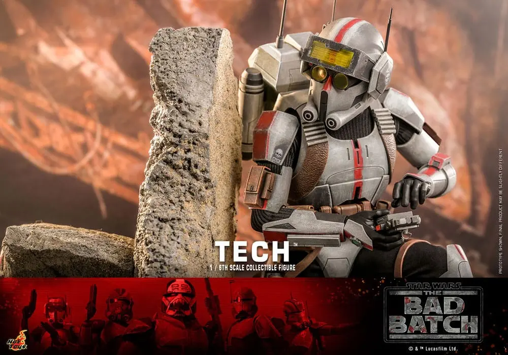 Star Wars: The Bad Batch 1/6 Tech akciófigura 31 cm termékfotó