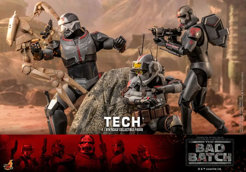 Star Wars: The Bad Batch 1/6 Tech akciófigura 31 cm termékfotó