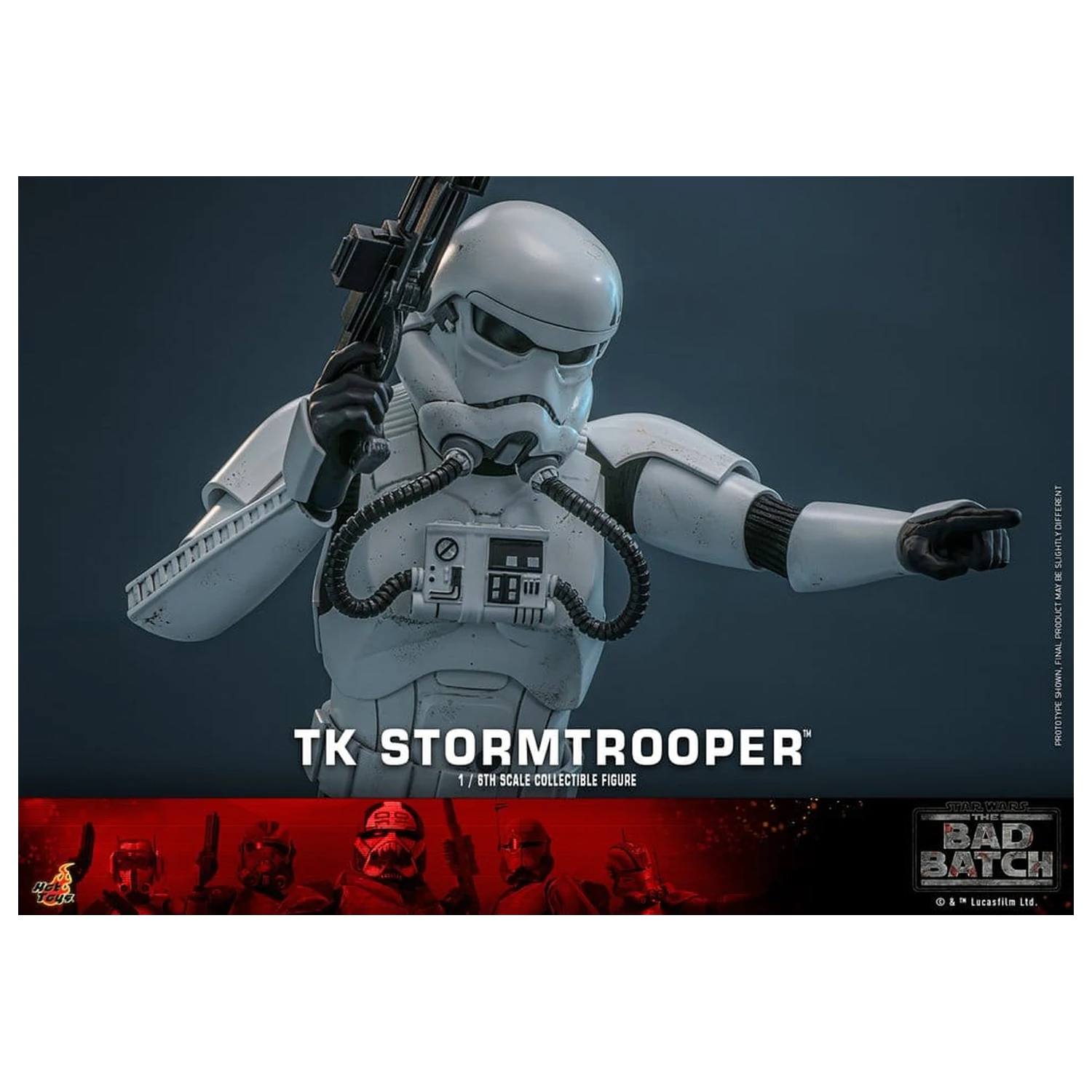 Star Wars: The Bad Batch 1/6 TK Stormtrooper akciófigura 30 cm termékfotó
