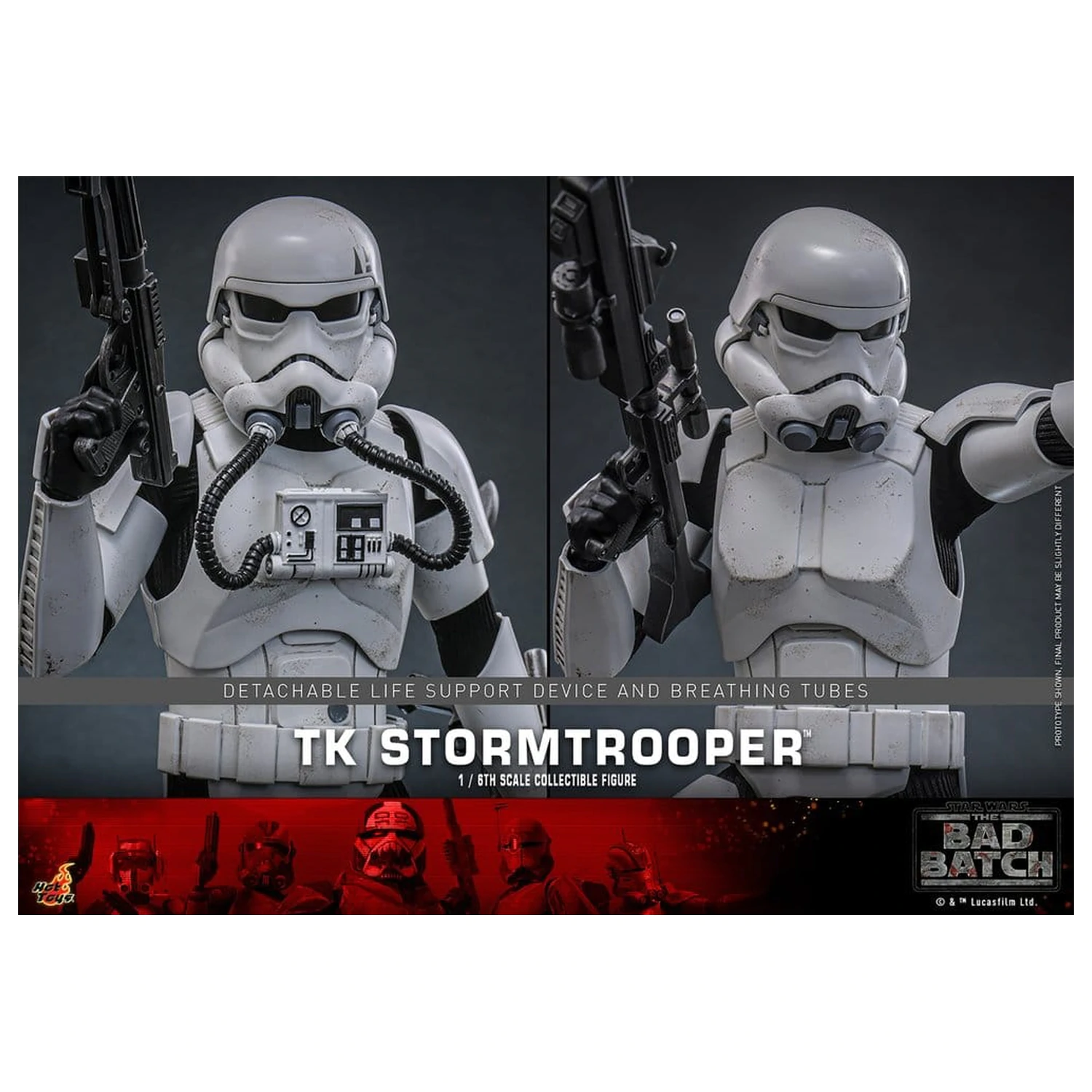 Star Wars: The Bad Batch 1/6 TK Stormtrooper akciófigura 30 cm termékfotó