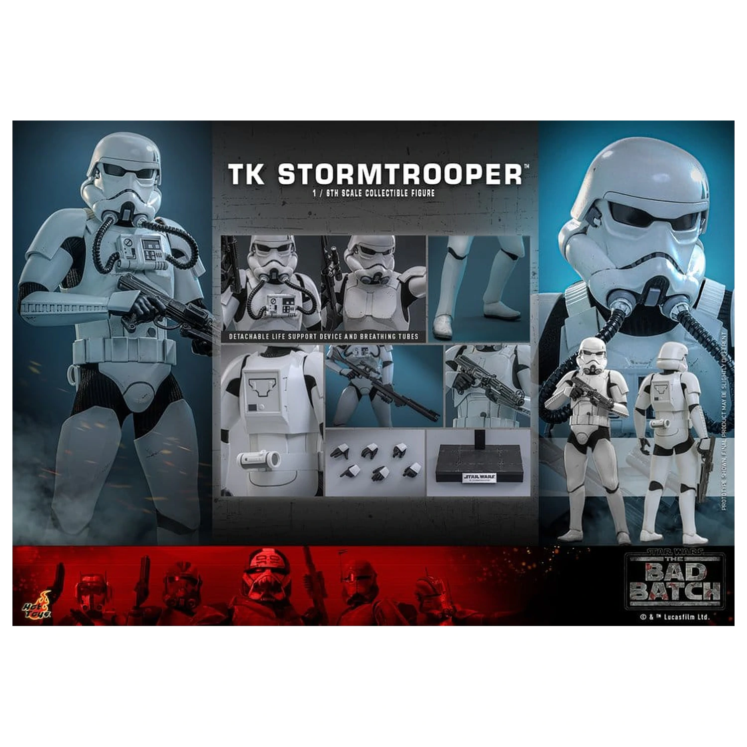 Star Wars: The Bad Batch 1/6 TK Stormtrooper akciófigura 30 cm termékfotó