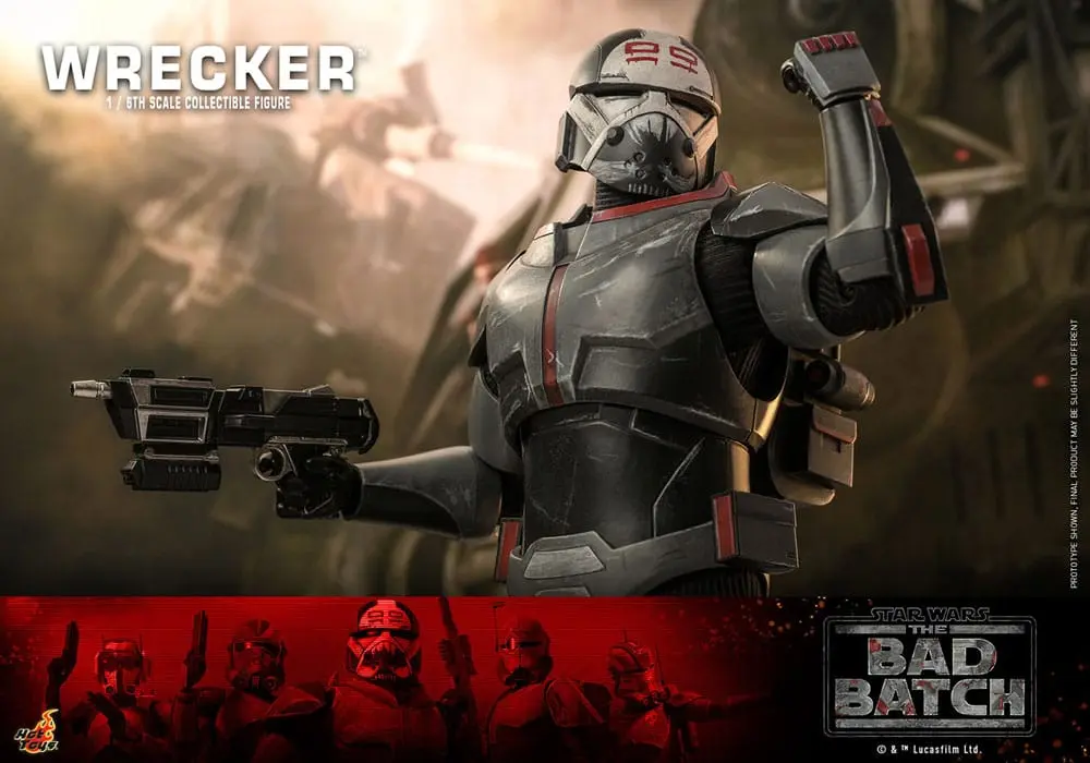 Star Wars: The Bad Batch akciófigura 1/6 Wrecker 33 cm termékfotó