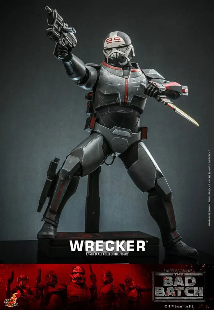 Star Wars: The Bad Batch akciófigura 1/6 Wrecker 33 cm termékfotó