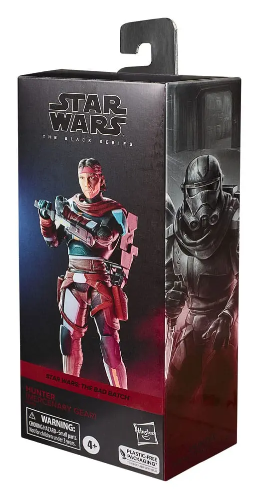 Star Wars: The Bad Batch Black Series Hunter (Mercenary Gear) akciófigura 15 cm termékfotó