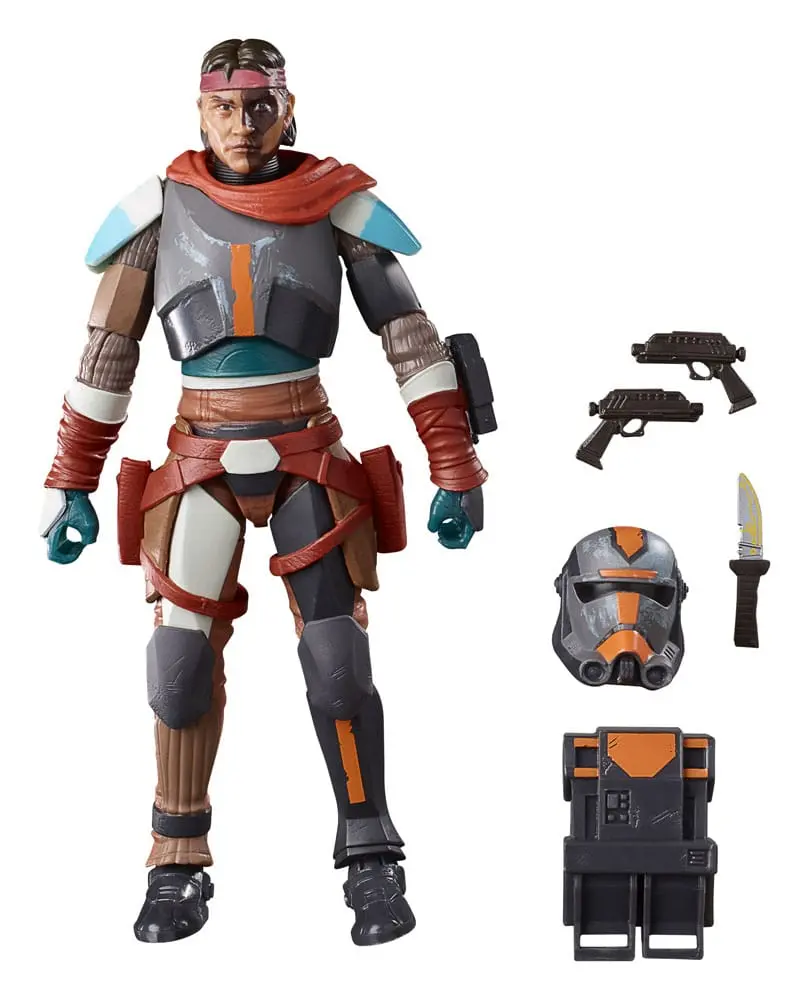 Star Wars: The Bad Batch Black Series Hunter (Mercenary Gear) akciófigura 15 cm termékfotó