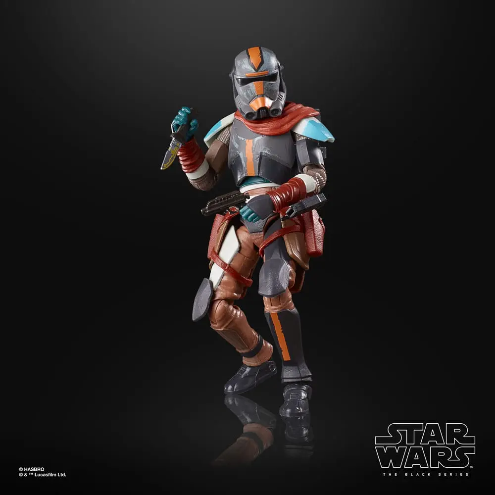 Star Wars: The Bad Batch Black Series Hunter (Mercenary Gear) akciófigura 15 cm termékfotó