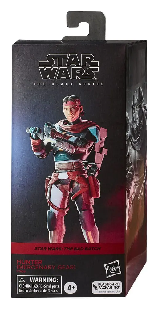 Star Wars: The Bad Batch Black Series Hunter (Mercenary Gear) akciófigura 15 cm termékfotó