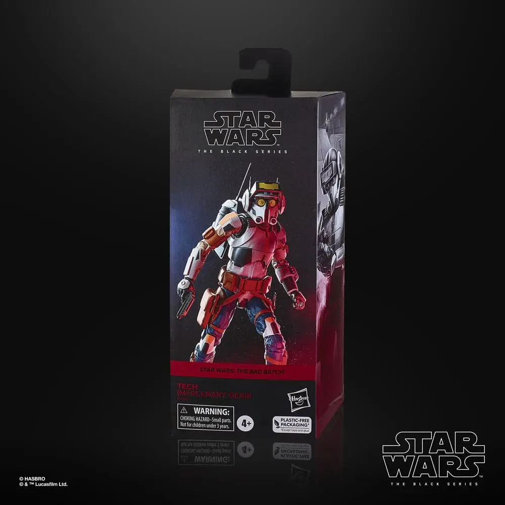 Star Wars: The Bad Batch Black Series Tech (Mercenary Gear) akciófigura 15 cm termékfotó