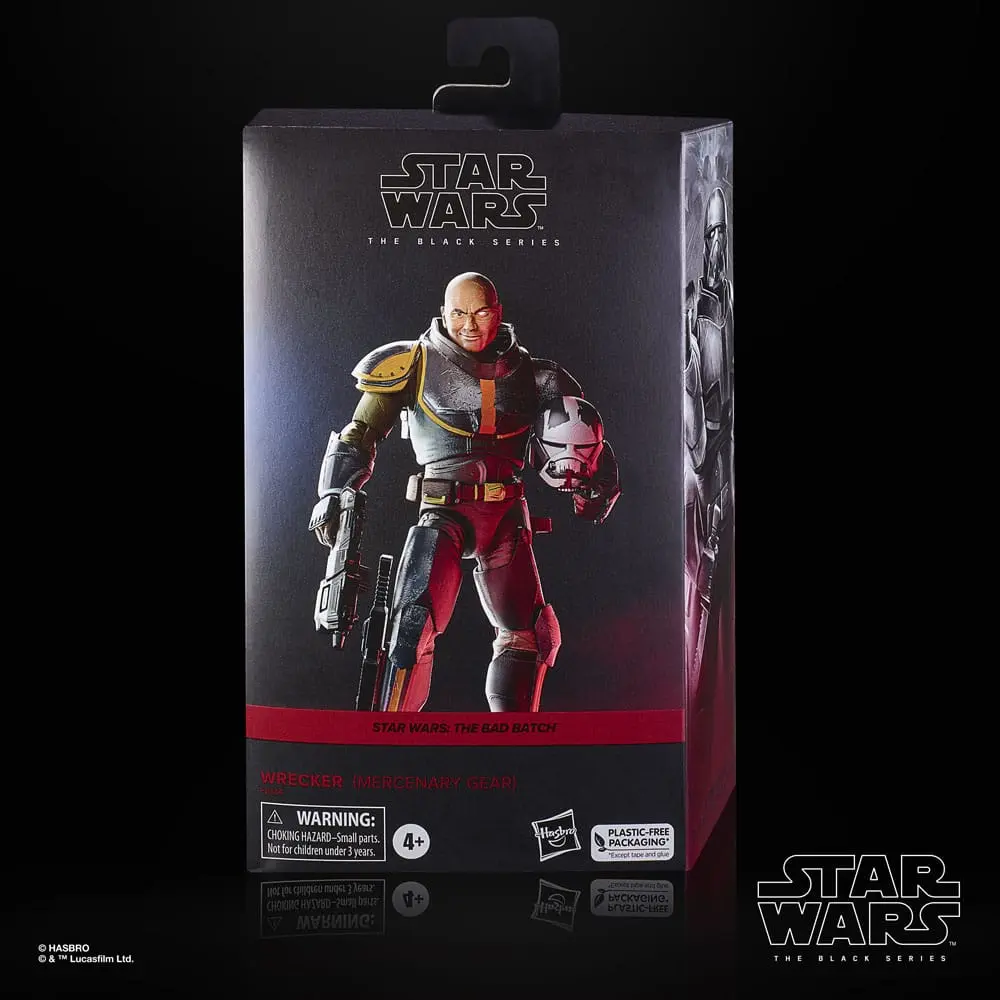 Star Wars: The Bad Batch Black Series Wrecker (Mercenary Gear) akciófigura 15 cm termékfotó