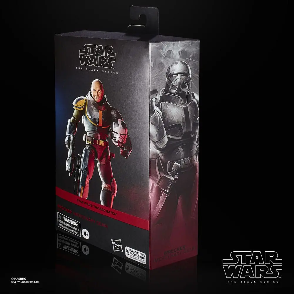 Star Wars: The Bad Batch Black Series Wrecker (Mercenary Gear) akciófigura 15 cm termékfotó