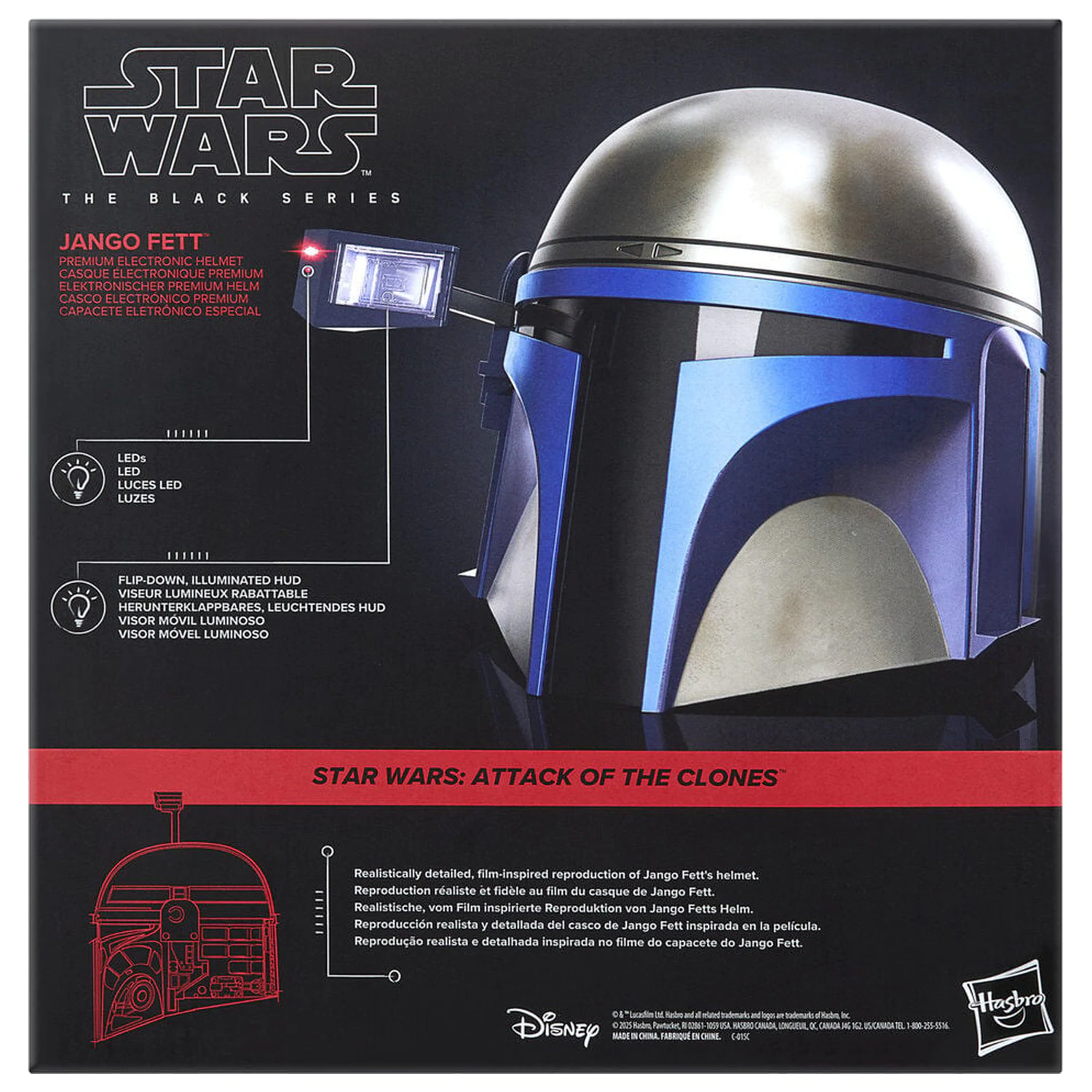 Star Wars The Black Series elektromos sisak termékfotó