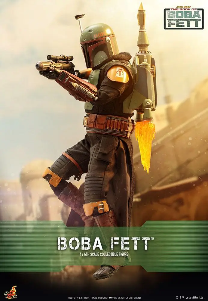 Star Wars: The Book of Boba Fett 1/6 Boba Fett akciófigura 30 cm termékfotó