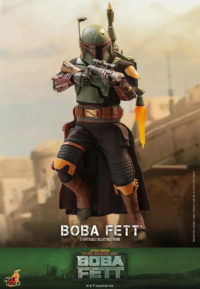Star Wars: The Book of Boba Fett 1/6 Boba Fett akciófigura 30 cm termékfotó