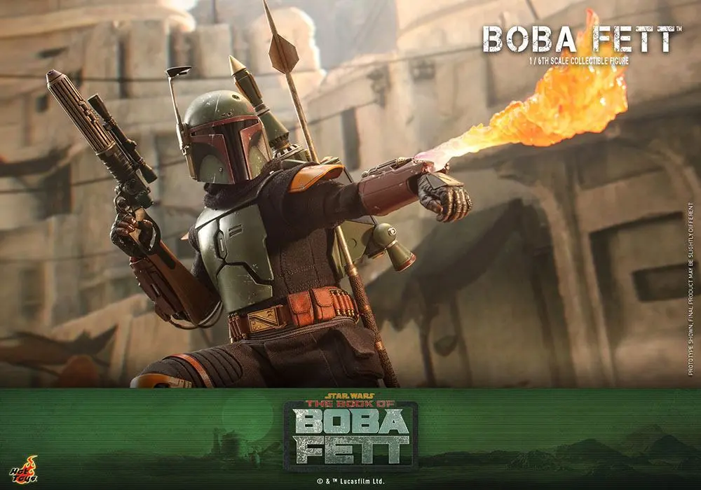 Star Wars: The Book of Boba Fett 1/6 Boba Fett akciófigura 30 cm termékfotó