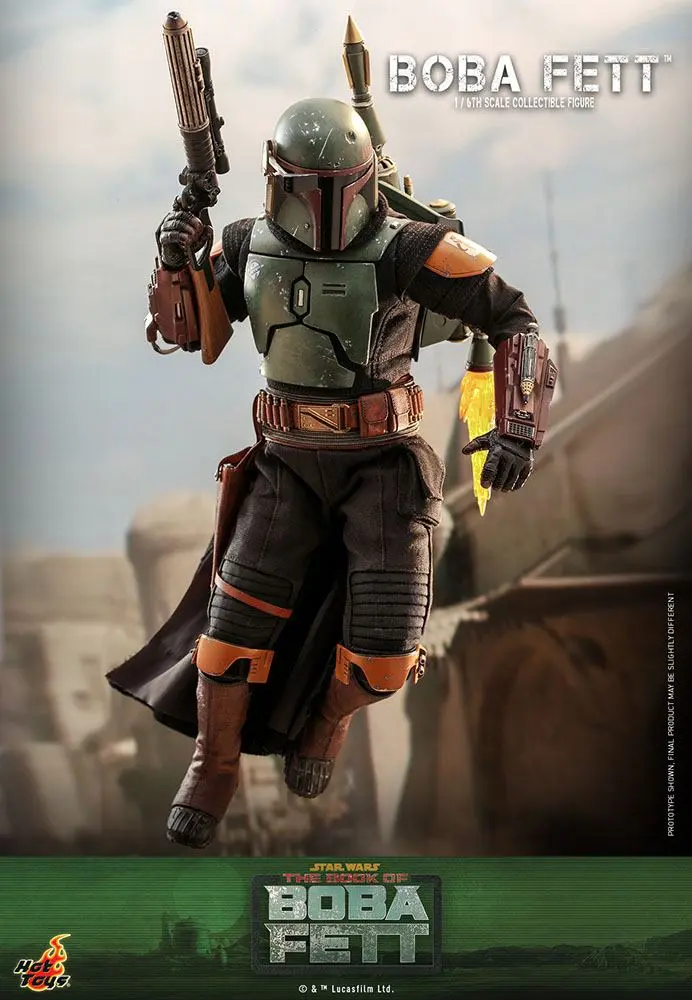 Star Wars: The Book of Boba Fett 1/6 Boba Fett akciófigura 30 cm termékfotó