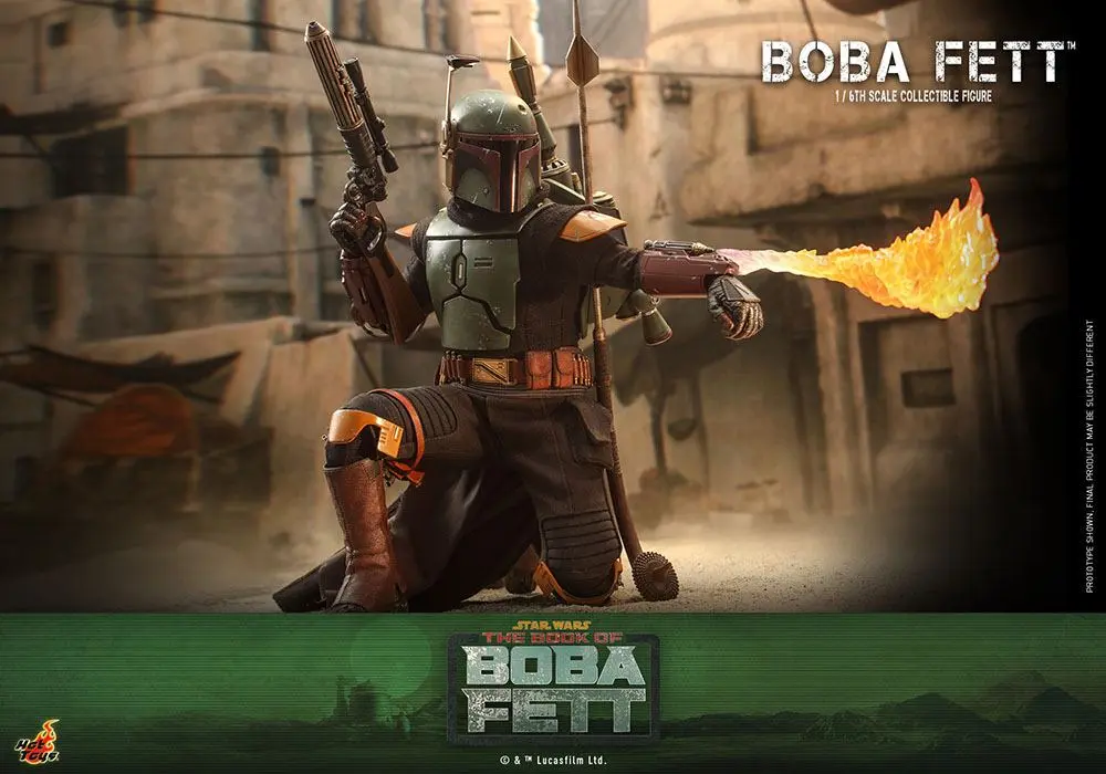 Star Wars: The Book of Boba Fett 1/6 Boba Fett akciófigura 30 cm termékfotó