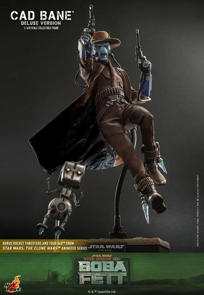 Star Wars: The Book of Boba Fett 1/6 Cad Bane (Deluxe Version) akciófigura 34 cm termékfotó