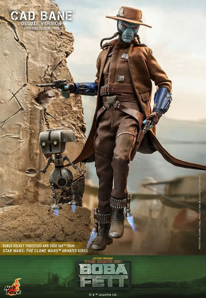 Star Wars: The Book of Boba Fett 1/6 Cad Bane (Deluxe Version) akciófigura 34 cm termékfotó