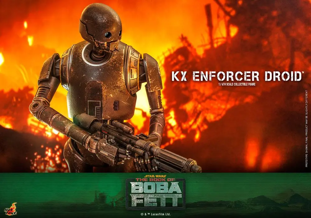 Star Wars: The Book of Boba Fett Action Figure 1/6 KX Enforcer Droid 36 cm termékfotó