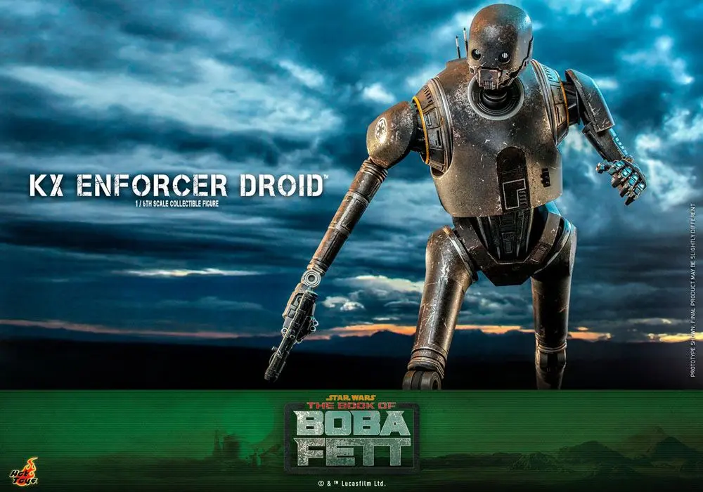 Star Wars: The Book of Boba Fett Action Figure 1/6 KX Enforcer Droid 36 cm termékfotó