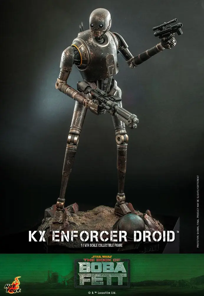 Star Wars: The Book of Boba Fett Action Figure 1/6 KX Enforcer Droid 36 cm termékfotó