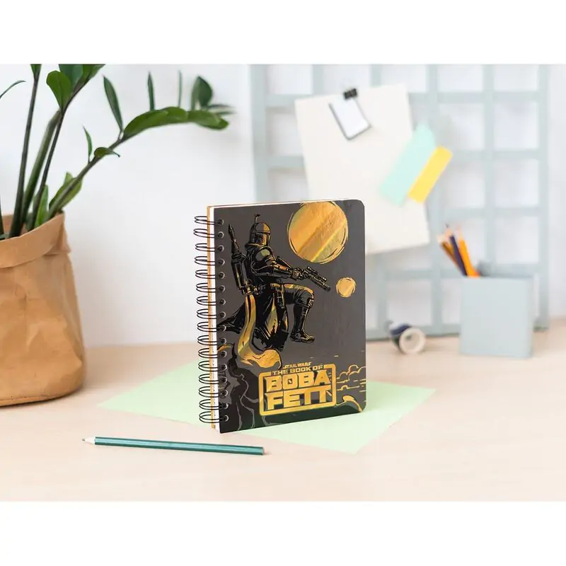 Star Wars The Book of Boba Fett A5 jegyzetfüzet termékfotó